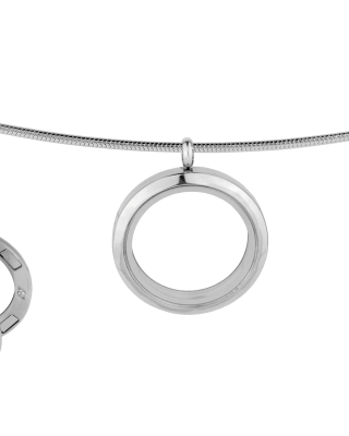 Circular Locket (No Cremated Remains)